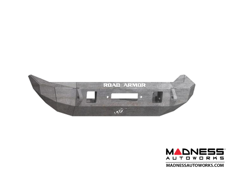 Jeep Wrangler JL Stealth Front Winch Bumper - Mid Width - Raw Steel - by Road Armor